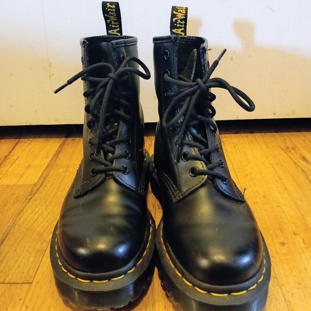 Dr. Martens Black Leather Boots